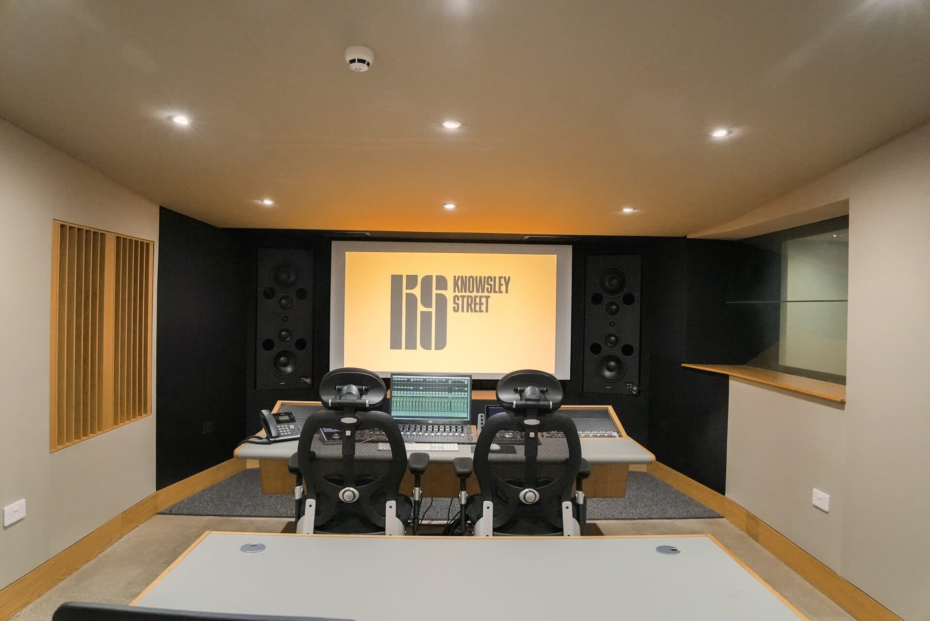 Clicks Production studio at Knowsley Street, Manchester - professional audio production facility